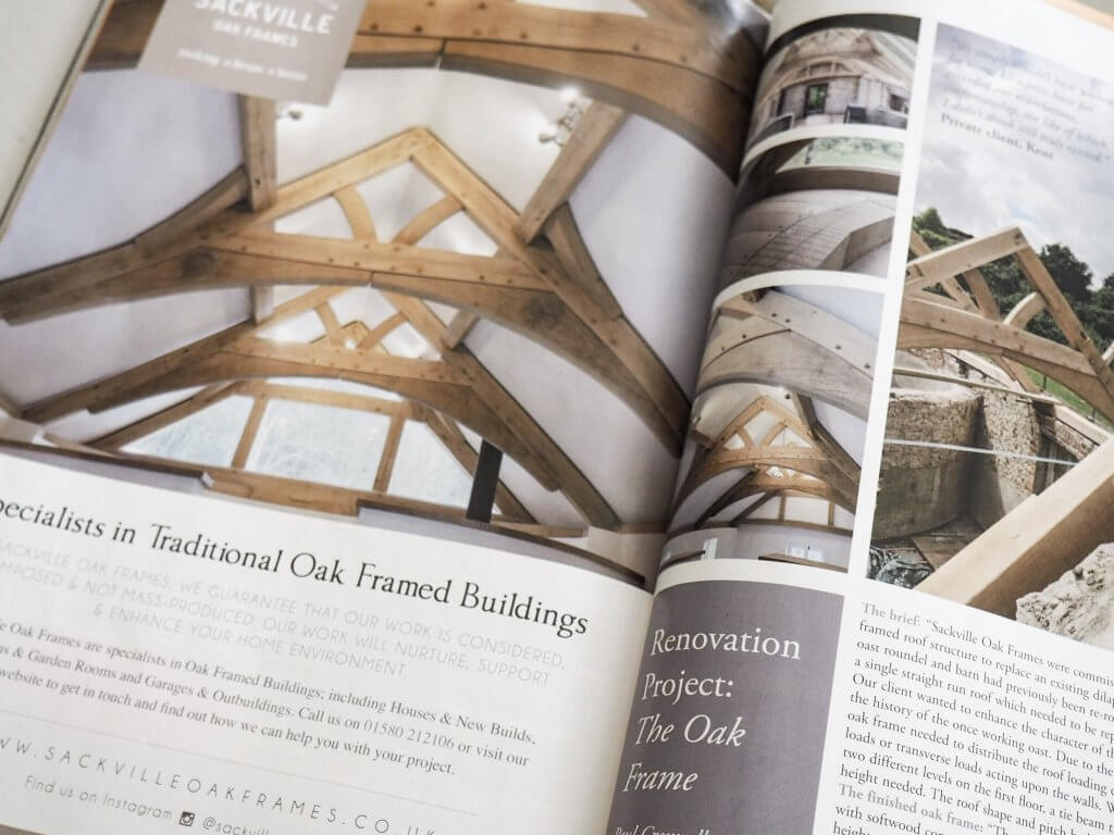 Oak Frame & Building with Glass - Restoration and New Build Supplement Wealden Times - Kent, Surrey & Sussex